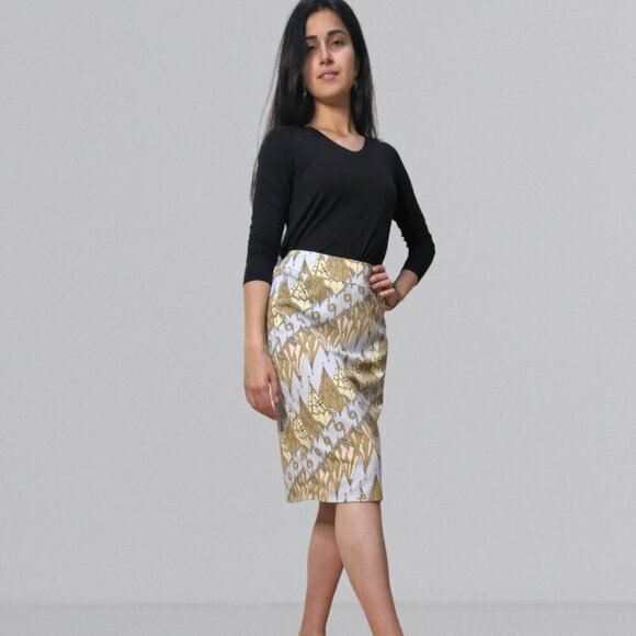 Vintage BCBG Maxazria Umbrella Midi Skirt - Picture 2 of 8